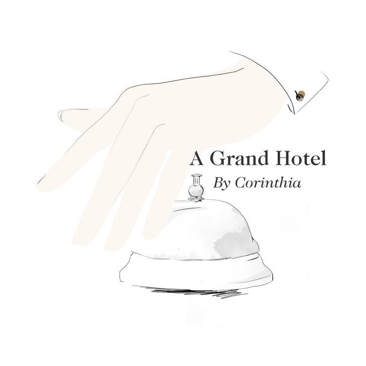 A grand Hotel Illustration - Corinthia Hotel Podcast